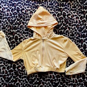 Crop top hoodie